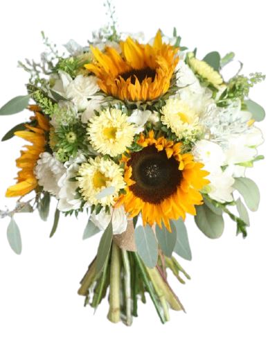 Sunflowers with Chrysanthemum Bouquet - Florist London