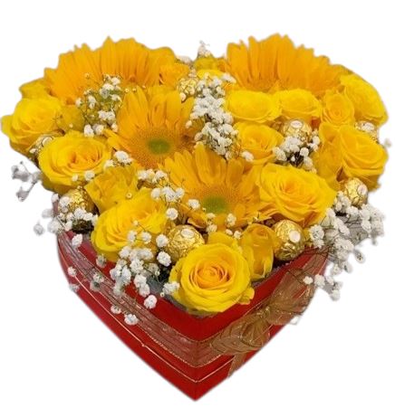 Sunny Sweet Box of Flowers - Florist London