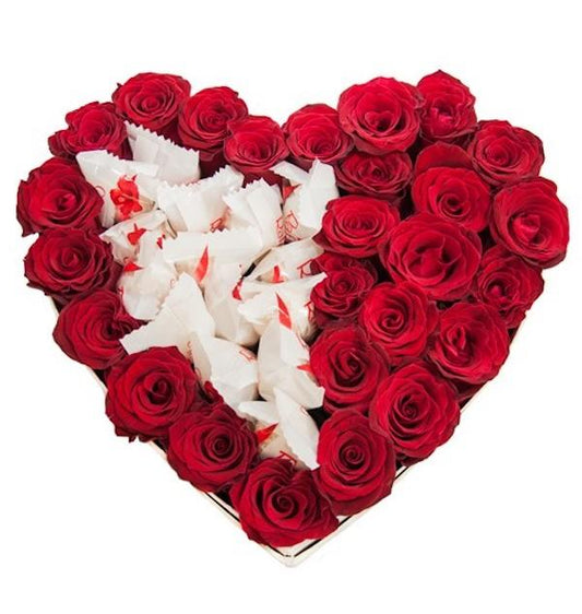 Sweet Box with Roses