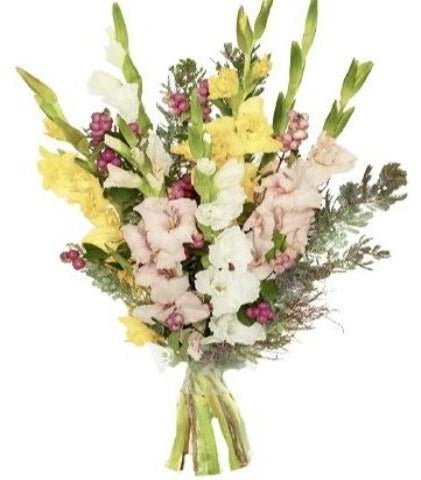 Three Colours of Gladioli Bouquet - Florist London