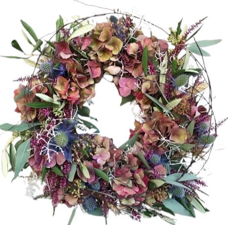 Touch of Wild Lovely Door Wreath - Florist London