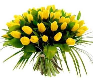 Tulip Fountain Bouquet