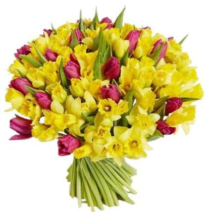 Tulips And Daffodils Bouquet - Florist London