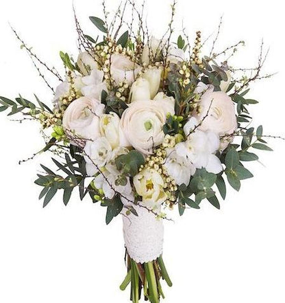 White Creation Wedding Bouquet - Florist London