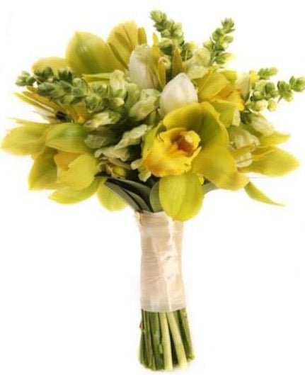 Yellow Smile Wedding Bouquet - Florist London
