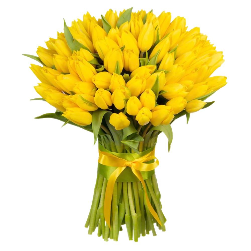 Yellow Tulips Bouquet - Florist London